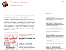 Tablet Screenshot of epistemocritique.org